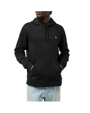 Original Penguin Heren Hooded Regular Hoodie (Echt zwart)