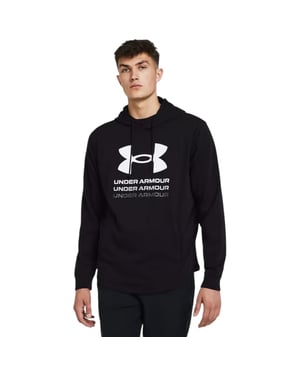 Under Armour Heren Rival Terry Grafische Hoodie (Zwart)