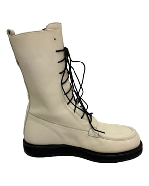 The Row Patty Veterschoenen in Wit Leer