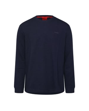 Hugo Heren Austin Gestructureerde Pyjama Top (Marine)