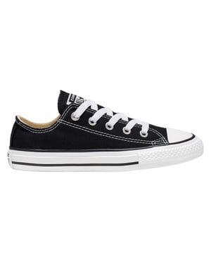 Converse Kinderen/Kinderen Chuck Canvas Laaggesneden Schoenen (Zwart)