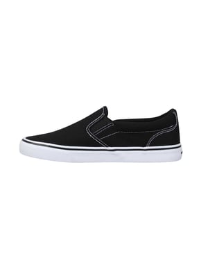 SoulCal Platte Trainers Heren Canvas (Zwart, Wit)