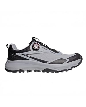 Karrimor Heren Aspect Leren Laaggesneden Waterdichte Wandelschoenen (Zwart/Grijs)
