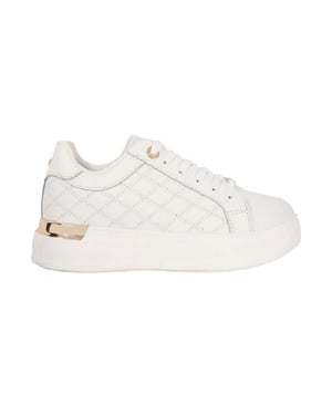 Dune London Dames/Dames Elba Suède Platform Trainers (Wit)