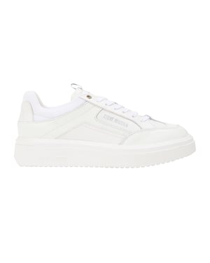 Steve Madden Heren Orlando leren sneakers (Wit)