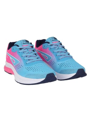 Karrimor Dames Tempo Sneakers (Blauw/Roze)