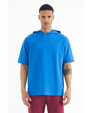 Oversized Hoodie T-Shirt met Accessoire Details