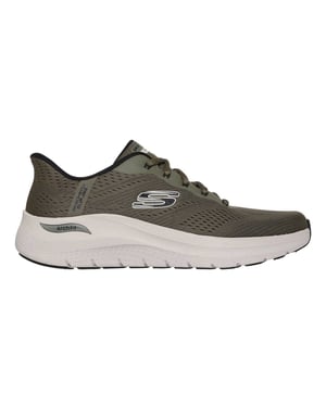 Skechers Heren Arch Fit 2.0 Slip-In Trainers (Olijf)