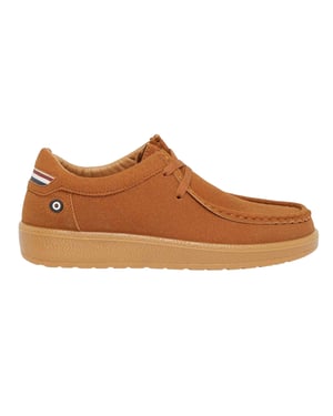 Lambretta Presley platte herensneakers (Tan)