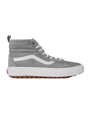 Vans Hoge sneakers met suède zijkantstreep en plateauzool voor dames (Motregen)