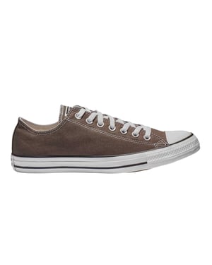 Converse Heren Ox Logo Canvas Trainers (Houtskool)