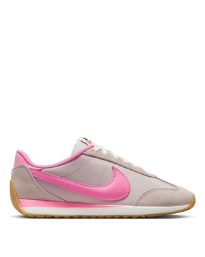 Nike Dames/Dames Waffle Debut Suede Wedge Trainers (Rood/Roze)