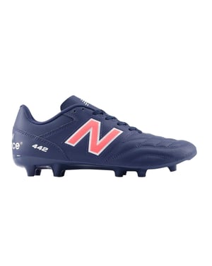 New Balance Voetbalschoenen voor heren, synthetisch, voor harde ondergrond (Marine, Rood)