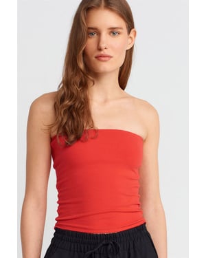 Bandeau Blouse zonder Bandjes
