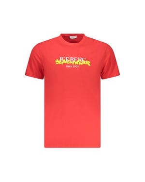 Ice Iceberg Beachwear Logo Rood T-shirt