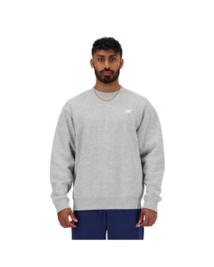 New Balance Heren Crew Neck Regular Sweatshirt (Grijs)