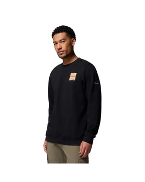 Columbia Heren Trek Sweatshirt met Crew Hals (Zwart)
