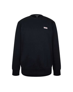 True Religion Heren-sweatshirt met logo en fleecevoering (Zwart)