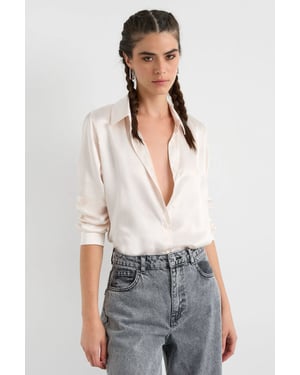 Satin Klassiek Shirt