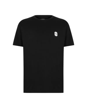Original Penguin Heren Basic T-shirt met ronde hals (Echt zwart)