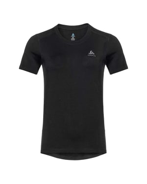 Odlo Dames/Dames Merino Wol Crew Hals Slank T-shirt (Zwart)