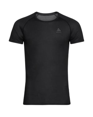 Odlo Heren Crew Neck Slim T-Shirt (Zwart)