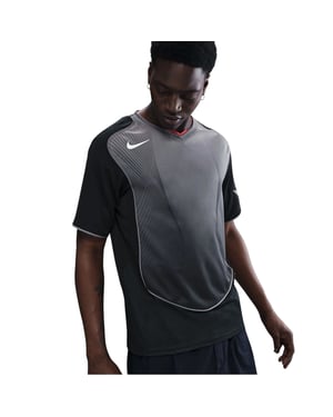 Nike Heren T90 Logo T-shirt met korte mouwen (Zwart/Grijs)