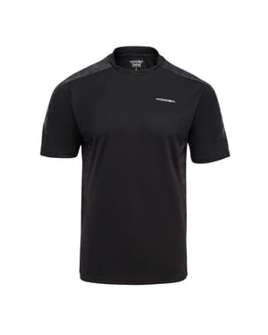 KooGa Heren Panels Crew Neck T-Shirt (Zwart)