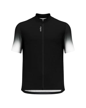 Odlo Slim-fit fietsshirt voor heren met kleurverloopprint (Zwarte afdruk)