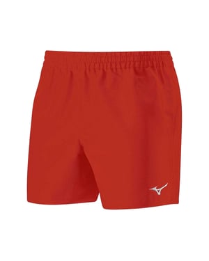 Mizuno Authentieke shorts met logo voor kinderen (Rood)