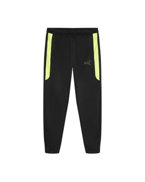 Puma Trainingsbroekje Finesse Performance voor kinderen/Kinderen (ZWART/GEEL)