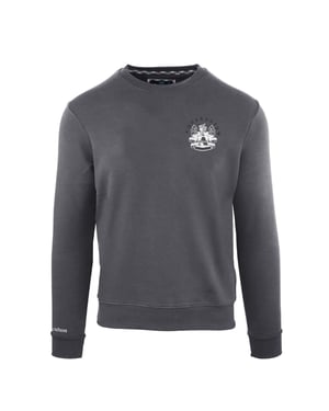 Aquascutum Heren Sweatshirt Ronde Hals (Antraciet)