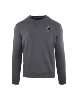 Aquascutum Heren Sweatshirt Ronde Hals (Antraciet)