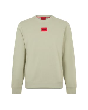 Hugo Heren Diragol Sweatshirt met ronde hals (Kaki Groen)