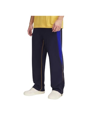 Under Armour Heren Tricot Tracksuit Broek met Zijstreep (Blauw)