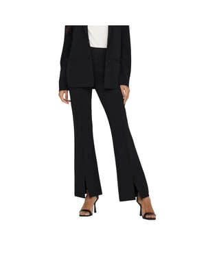 Only Dames/Dames Uitlopende Broek (Zwart)