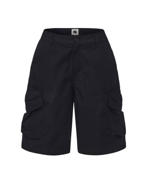 Pretty Green Casual cargoshort voor heren van katoen met verstevigde zijkanten (Zwart)