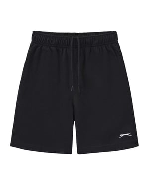 Slazenger Jersey korte broek voor kinderen (Zwart)