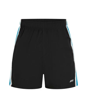 Zoggs Heren zwemshort met zijstreep (Zwart)