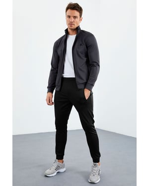 Heren Scuba Brei Sweatshirt en Broeken Set