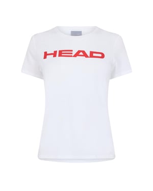 Head Lucy T-shirt voor dames (Wit, Rood)