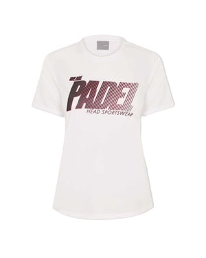 Head Dames/Dames Padel Bedrukt Sport T-shirt (Wit)