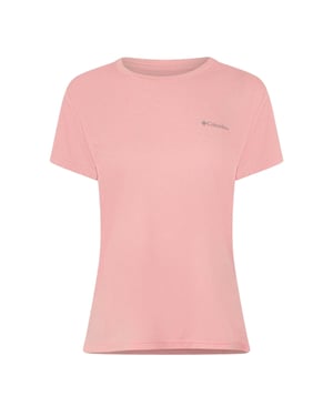 Columbia Bluevista Hill T-shirt met ronde hals voor dames (Roze)