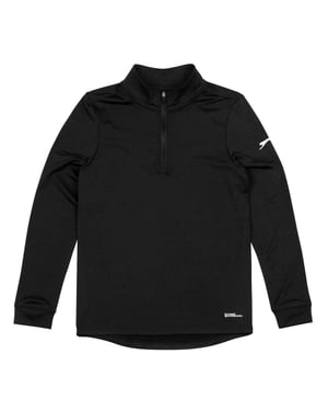 Slazenger Pullover met kwart rits voor kinderen (Zwart)
