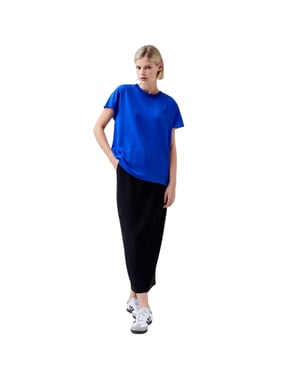 French Connection Dames/Dames Crew Hals Regular T-shirt (Saffierblauw)