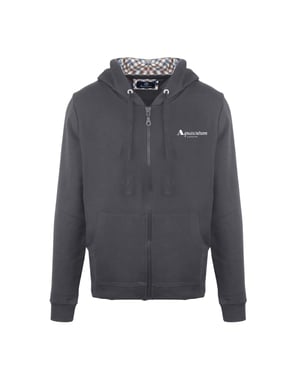 Aquascutum Heren Casual Hoodie (Antraciet)