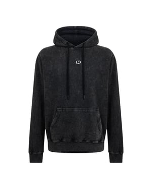 Criminal Damage Heren Underdog Hoodie met koord (Gewassen Zwart)