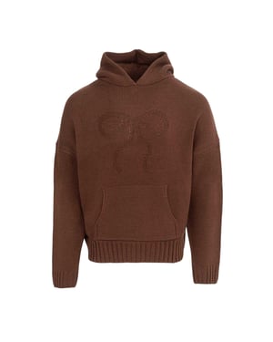 Miso Dames/Dames Sweatshirt met Strikdetail Relaxed Fit (Bruin)