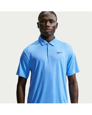 Nike Heren Performance Poloshirt met Korte Mouwen (Universitair Blauw)