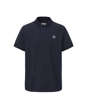 Pretty Green Heren Katoenen Polo Shirt (Marine)
